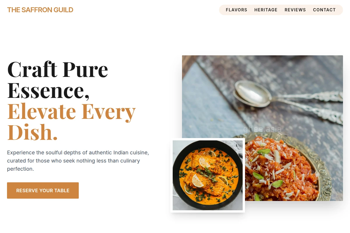 Boutique Indian Food
